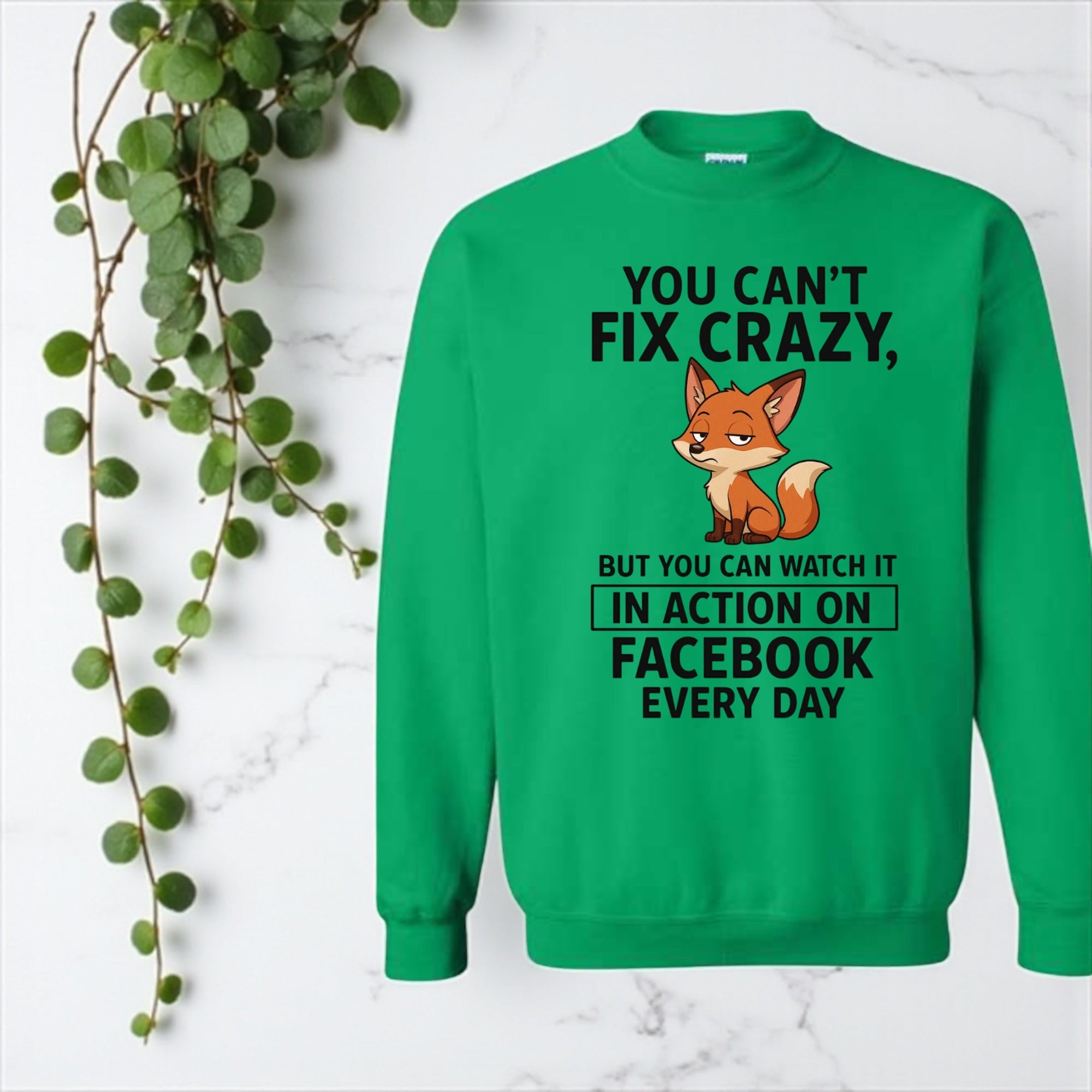 You Can’t Fix Crazy Sweatshirt