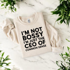 CEO of Common Sense Sweatshirt
