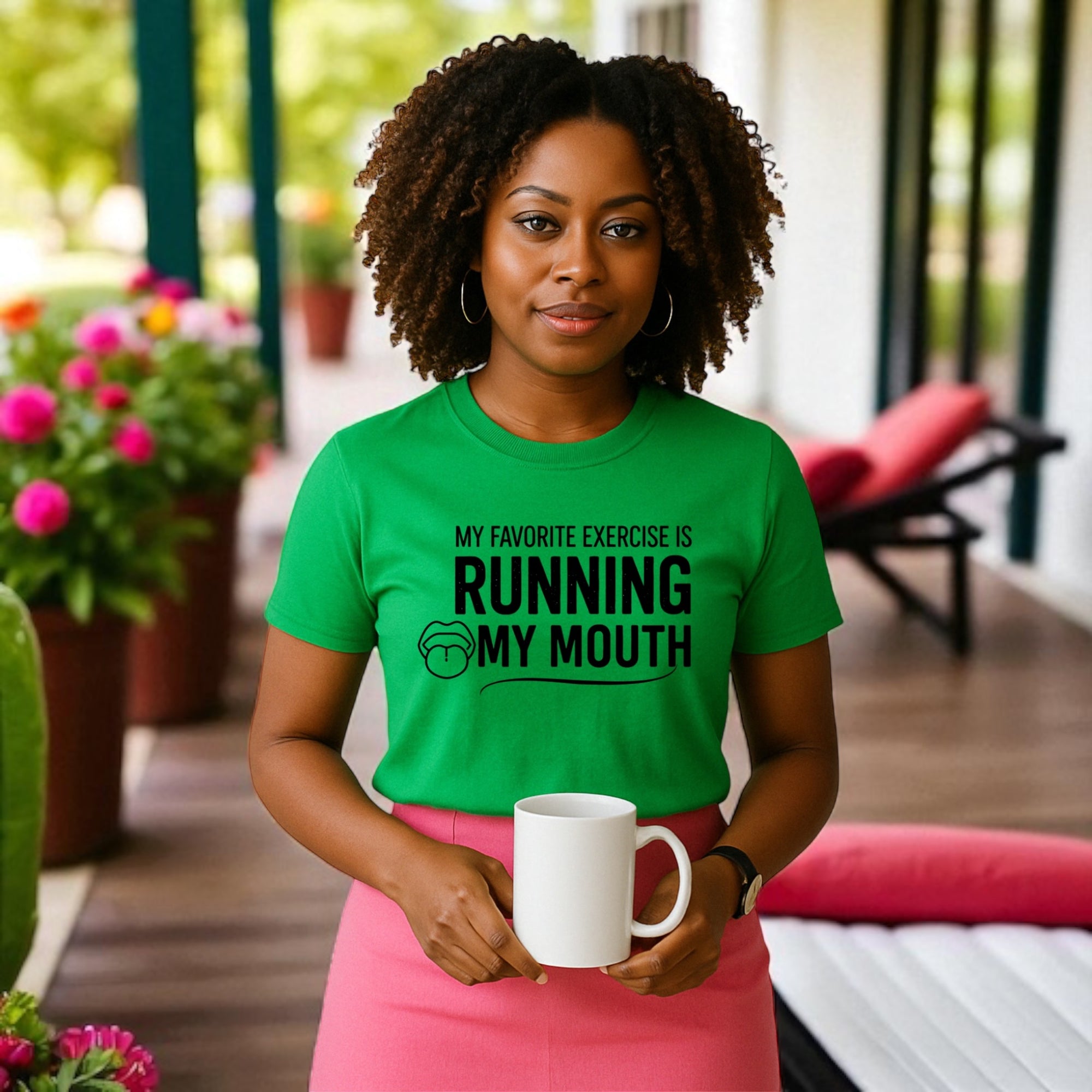 Running My Mouth Adult Tshirts