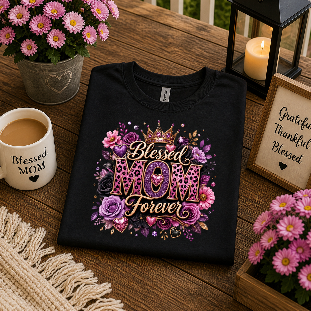 Blessed Mom Forever Tshirt