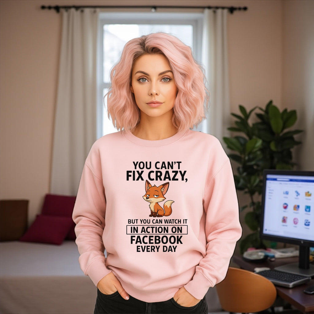 You Can’t Fix Crazy Sweatshirt