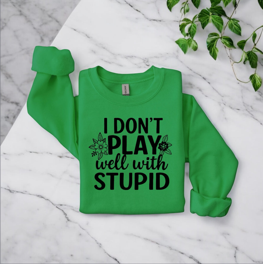 I don’t play well with Stupid Sweatshirts