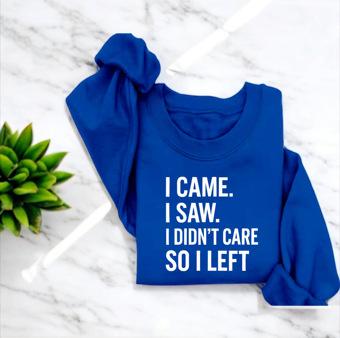 I Didn’t Care Sweatshirt