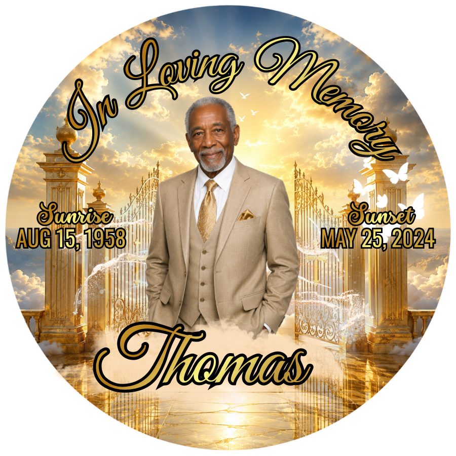 Custom Memorial Photo Buttons (Wholesale)