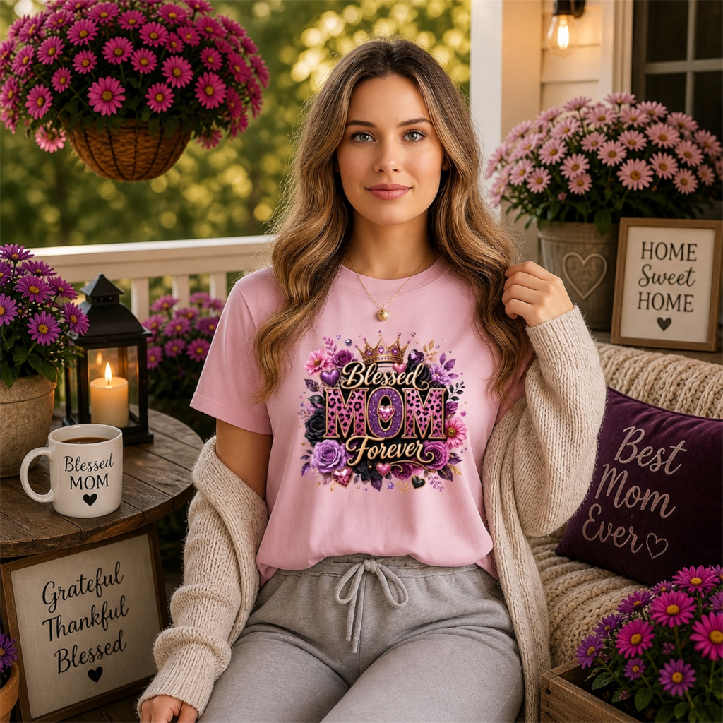 Blessed Mom Forever Tshirt