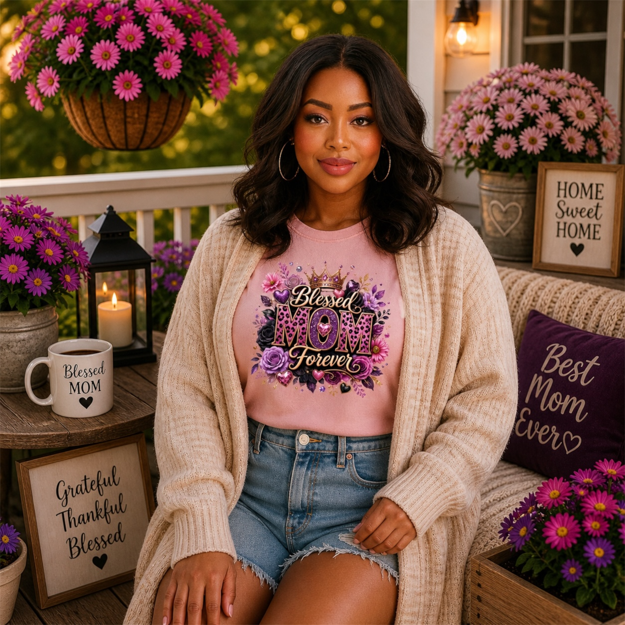 Blessed Mom Forever Tshirt
