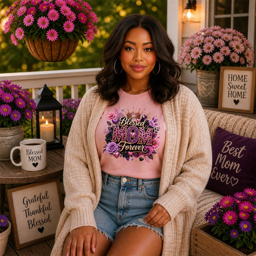 Blessed Mom Forever Tshirt