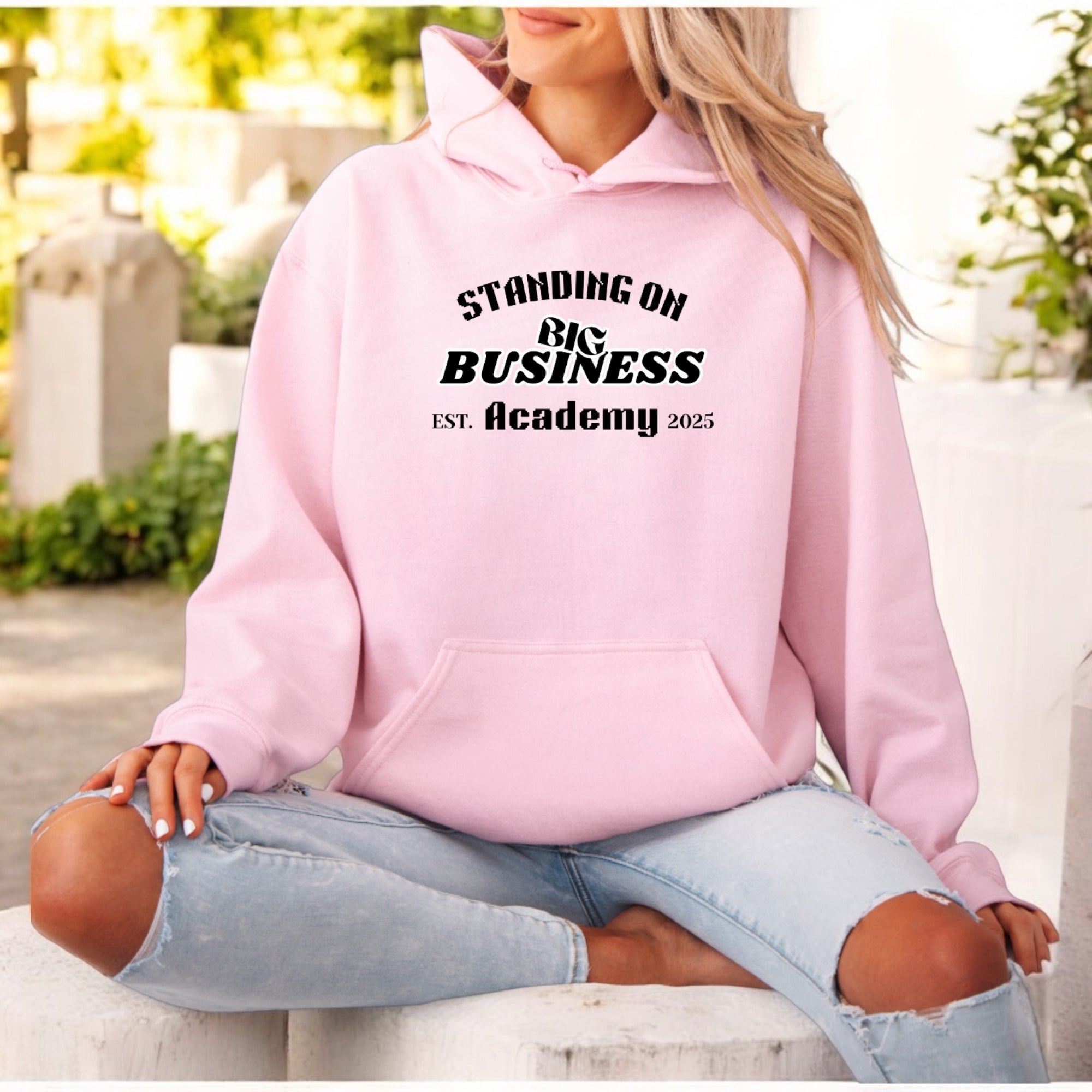 Standing on Big Business Hoodie