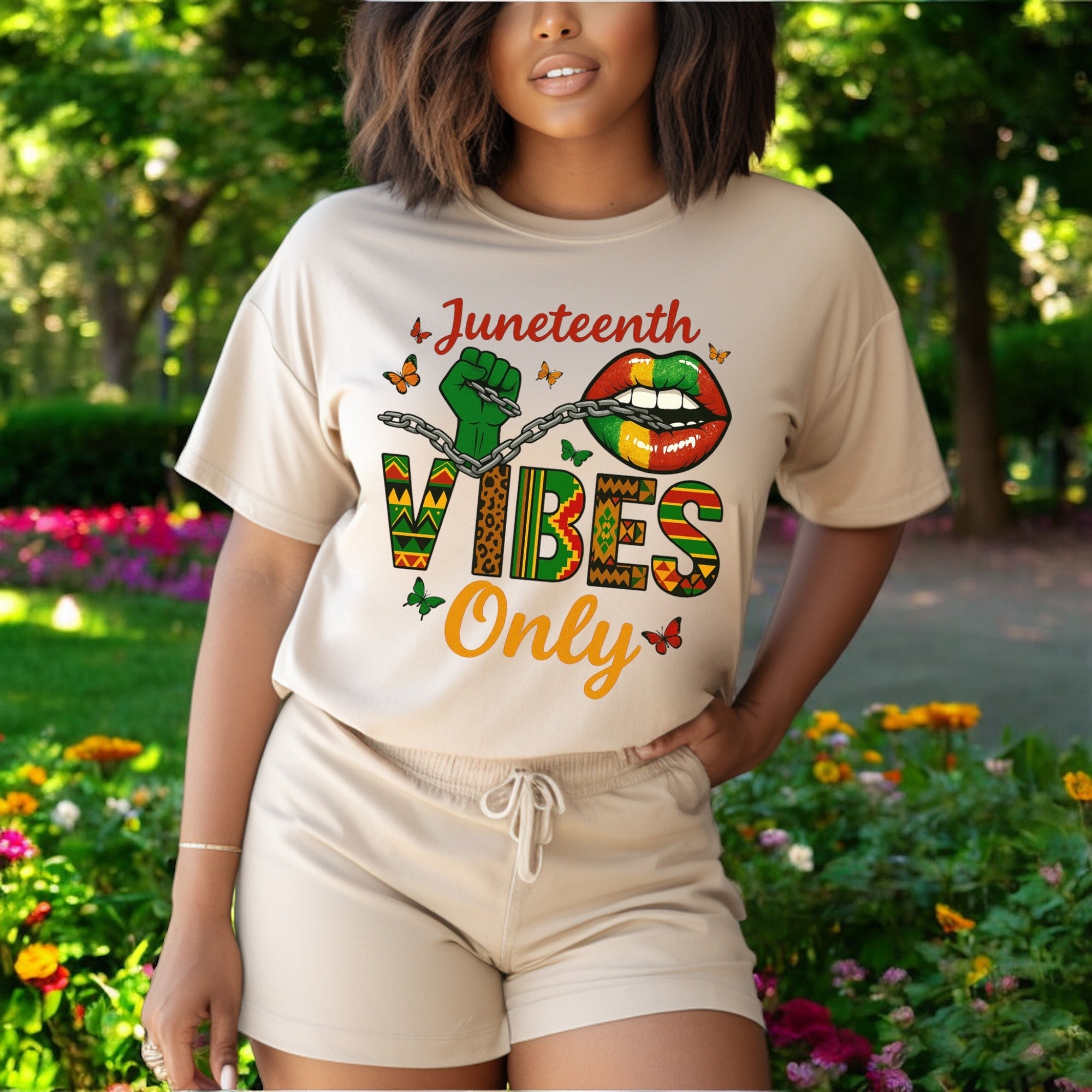 Juneteenth Vibes Only Tshirt