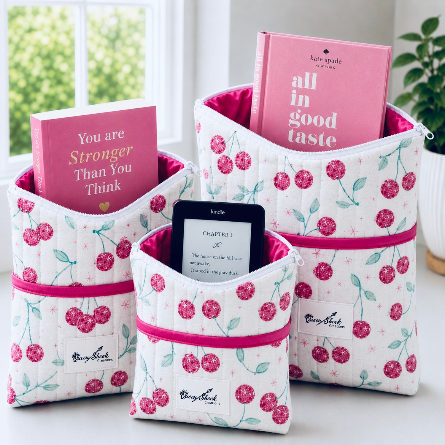 Cherry On Top Kindle E-Reader or BookSleeve