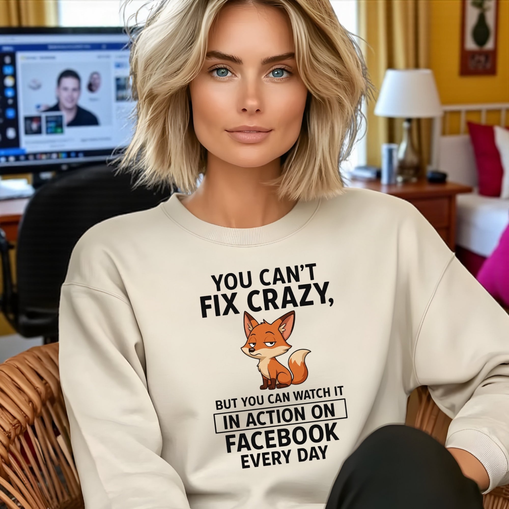 You Can’t Fix Crazy Sweatshirt