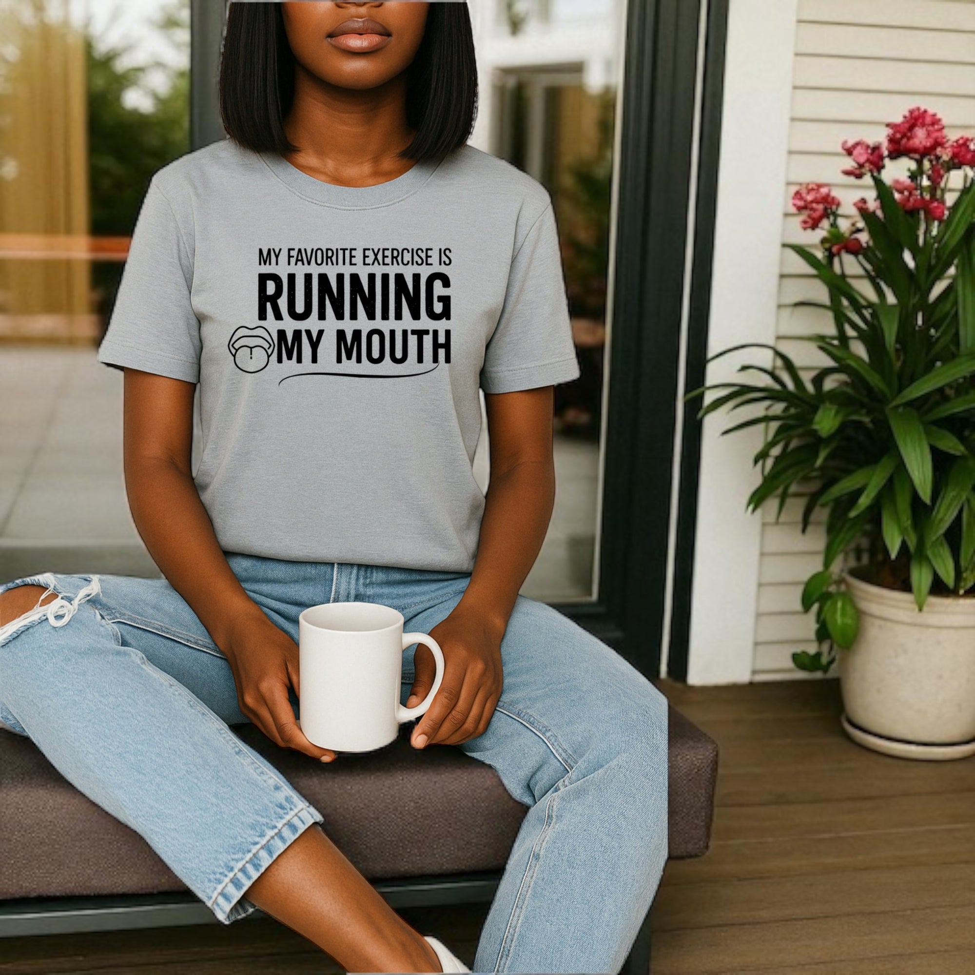 Running My Mouth Adult Tshirts