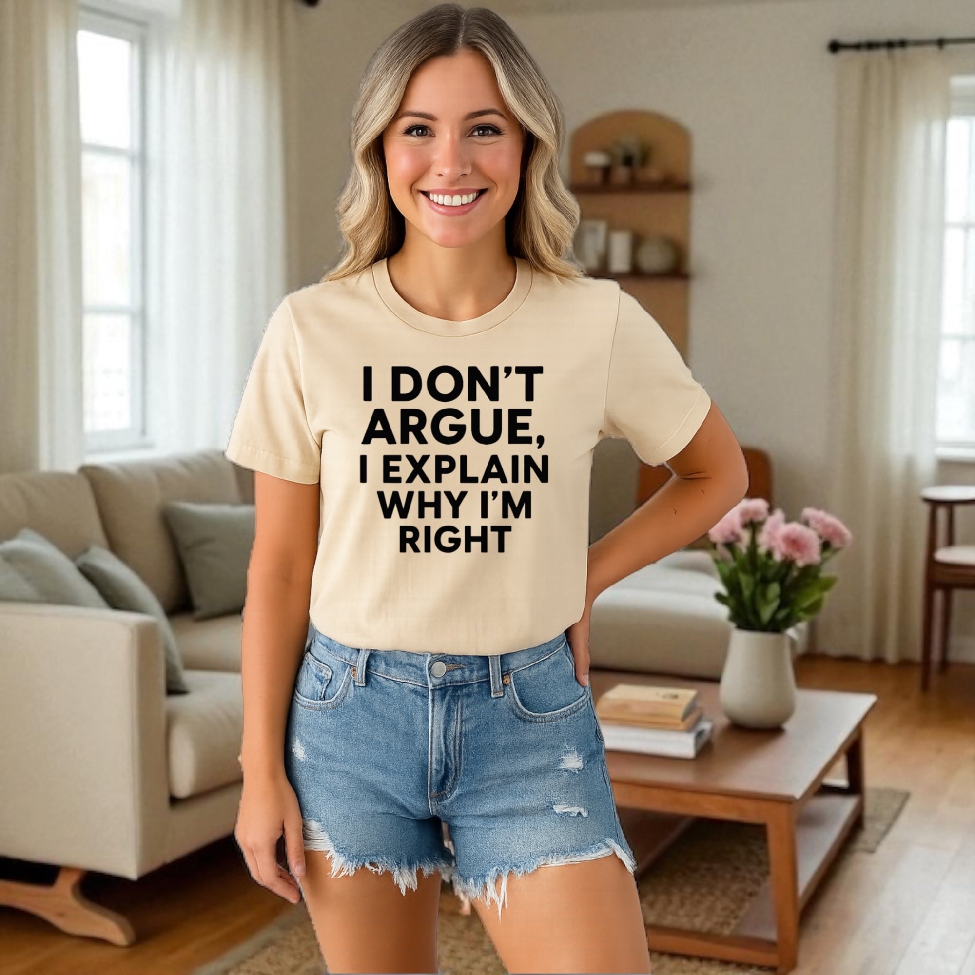 I don’t Argue I Explain Adult Tshirts