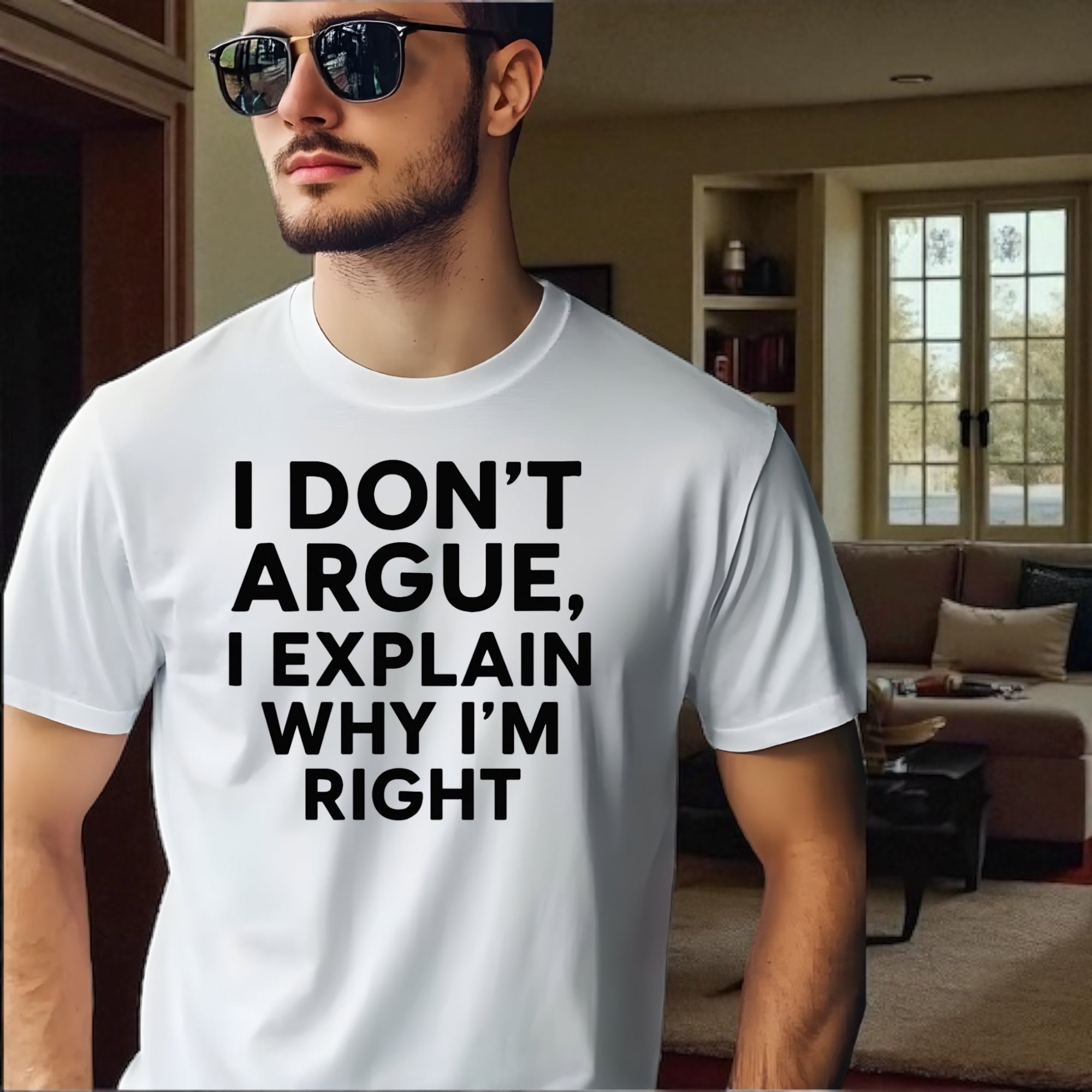 I don’t Argue I Explain Adult Tshirts