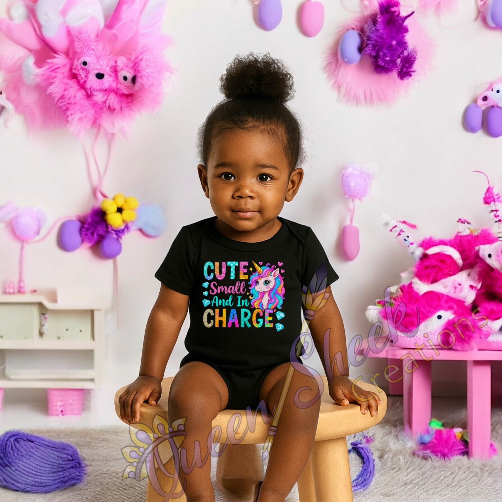 Cute Small And In Charge Onsies