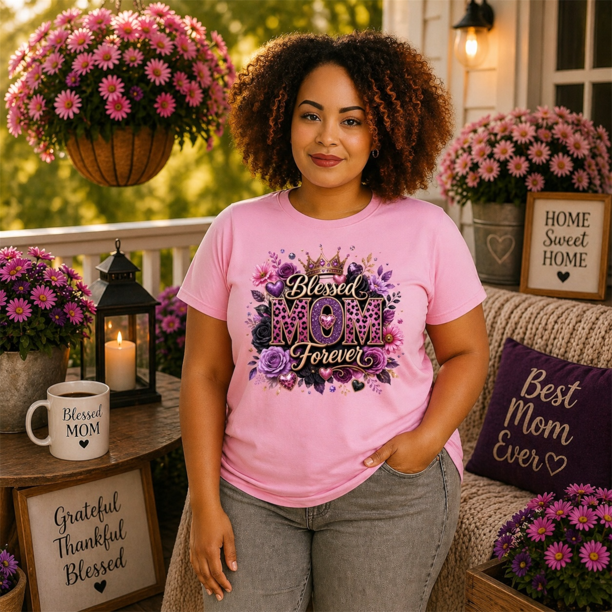 Blessed Mom Forever Tshirt