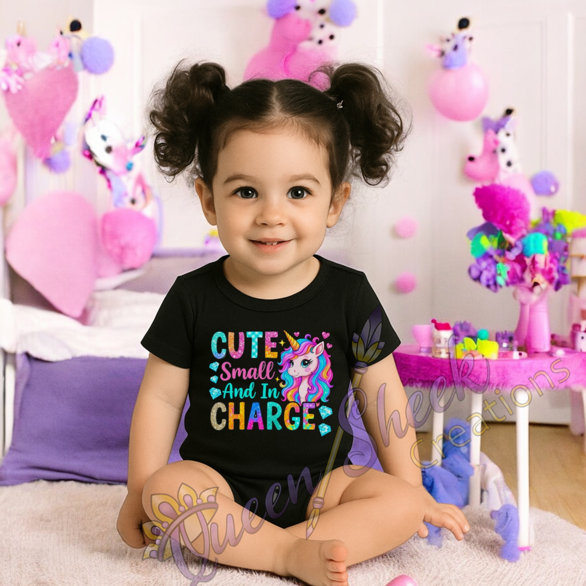 Cute Small And In Charge Onsies