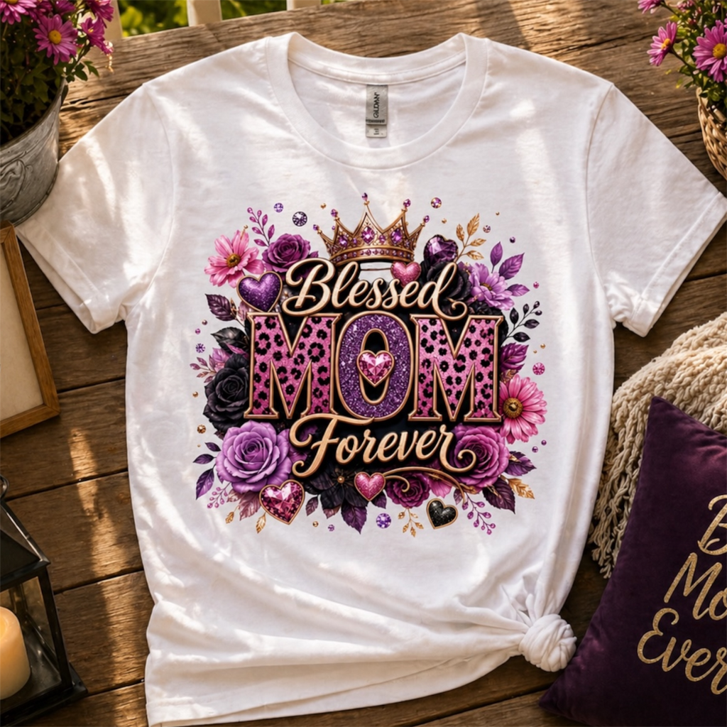 Blessed Mom Forever Tshirt