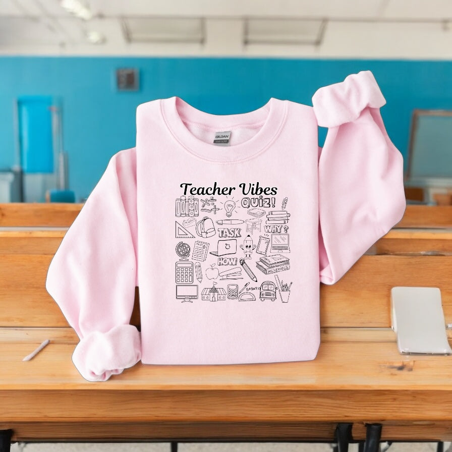 Teacher Vibes Sweatshirt