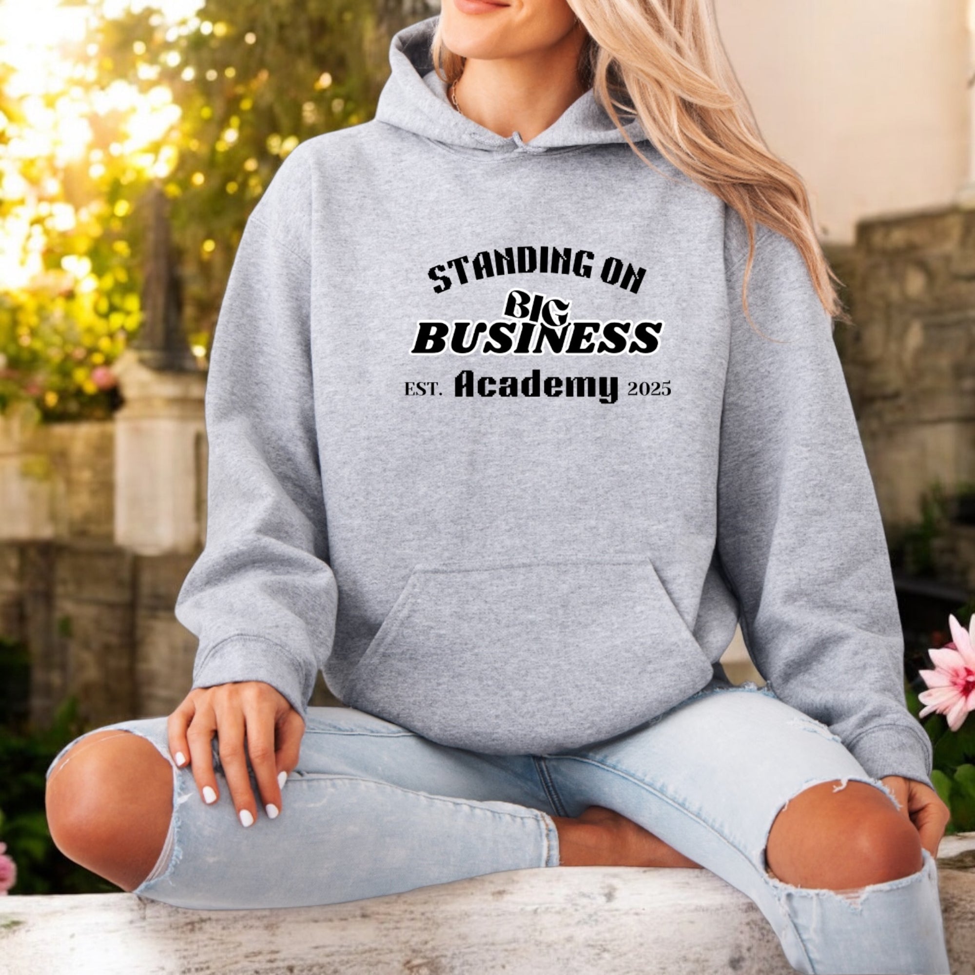 Standing on Big Business Hoodie