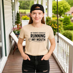 Running My Mouth Adult Tshirts