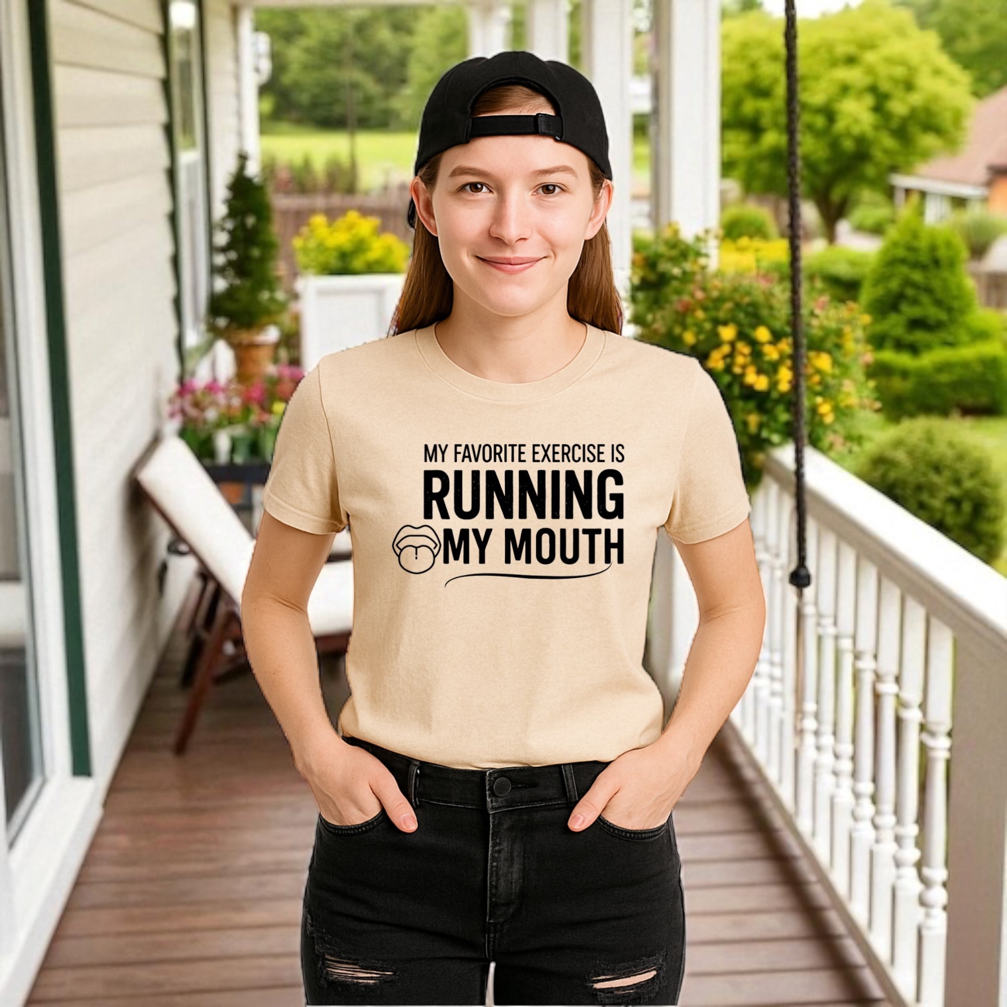 Running My Mouth Adult Tshirts