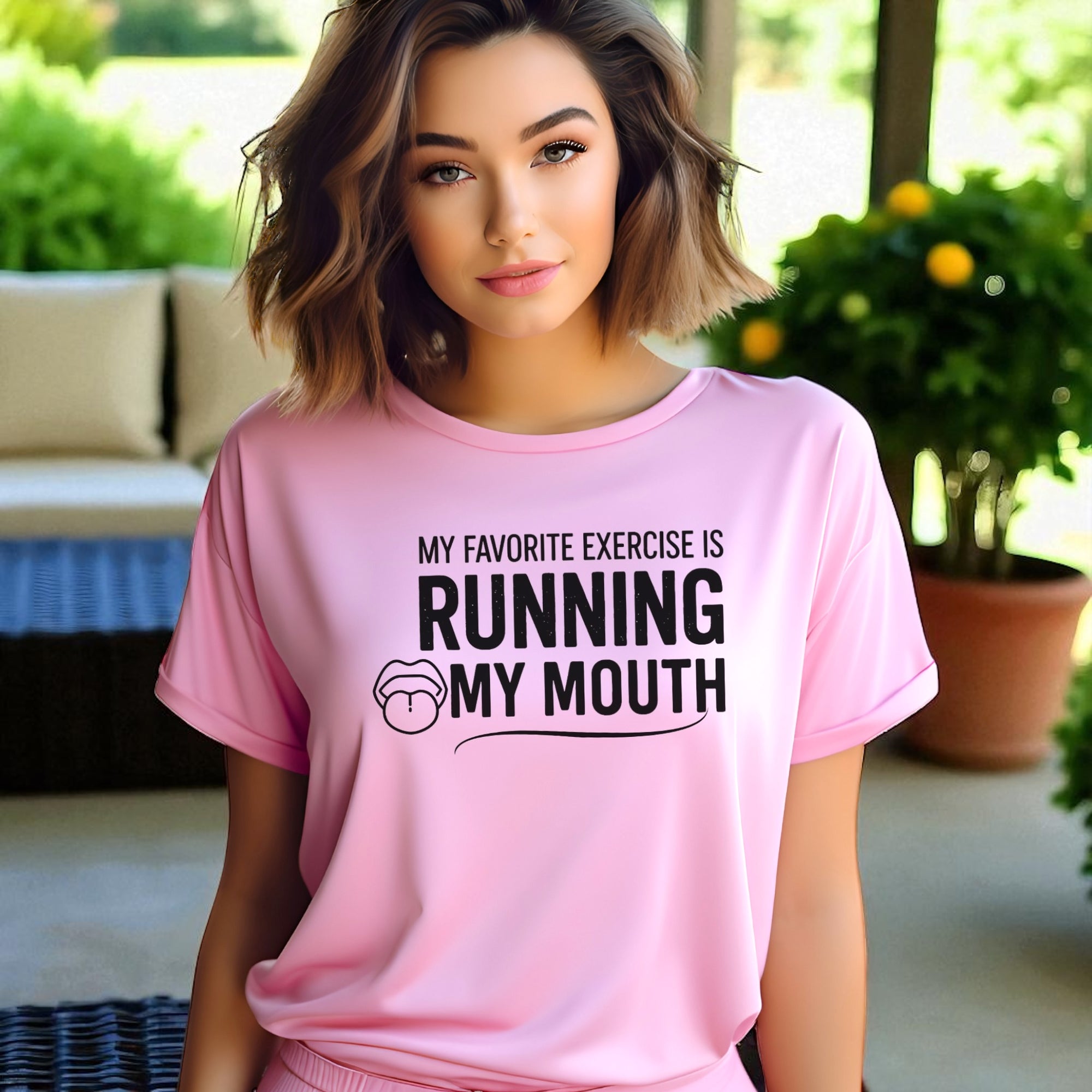 Running My Mouth Adult Tshirts