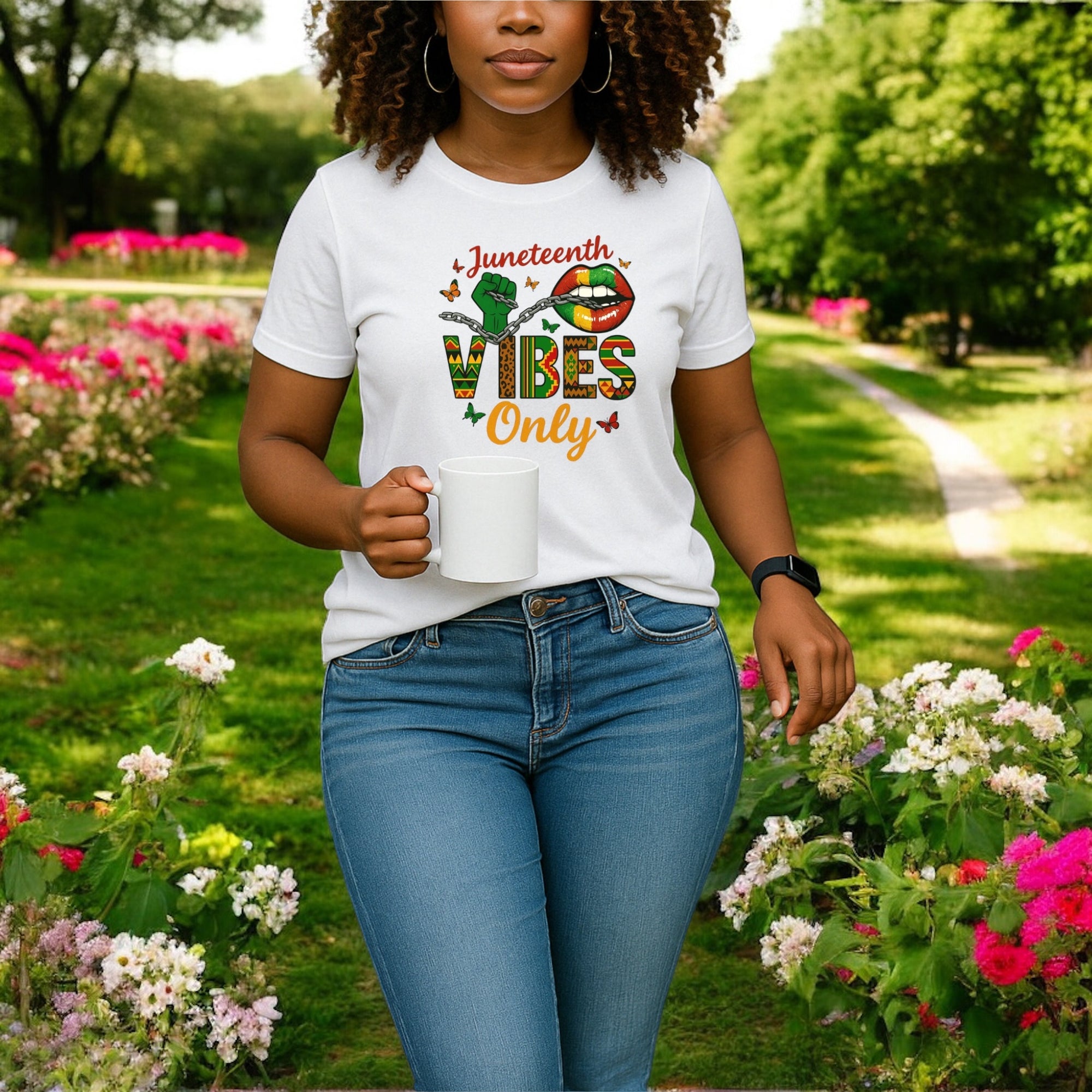 Juneteenth Vibes Only Tshirt