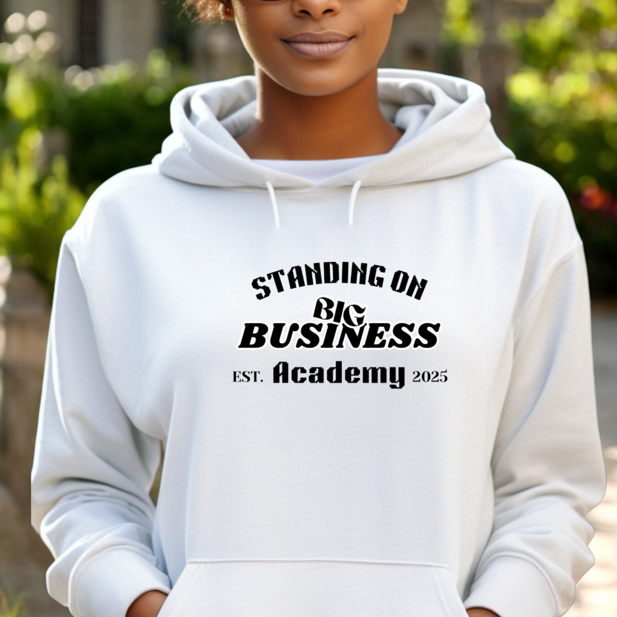 Standing on Big Business Hoodie