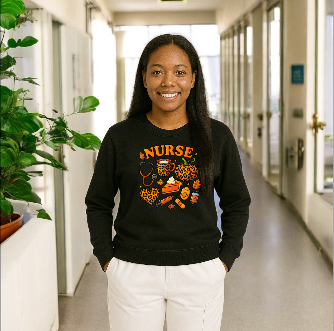 Fall For A Nurse Sweatshirt