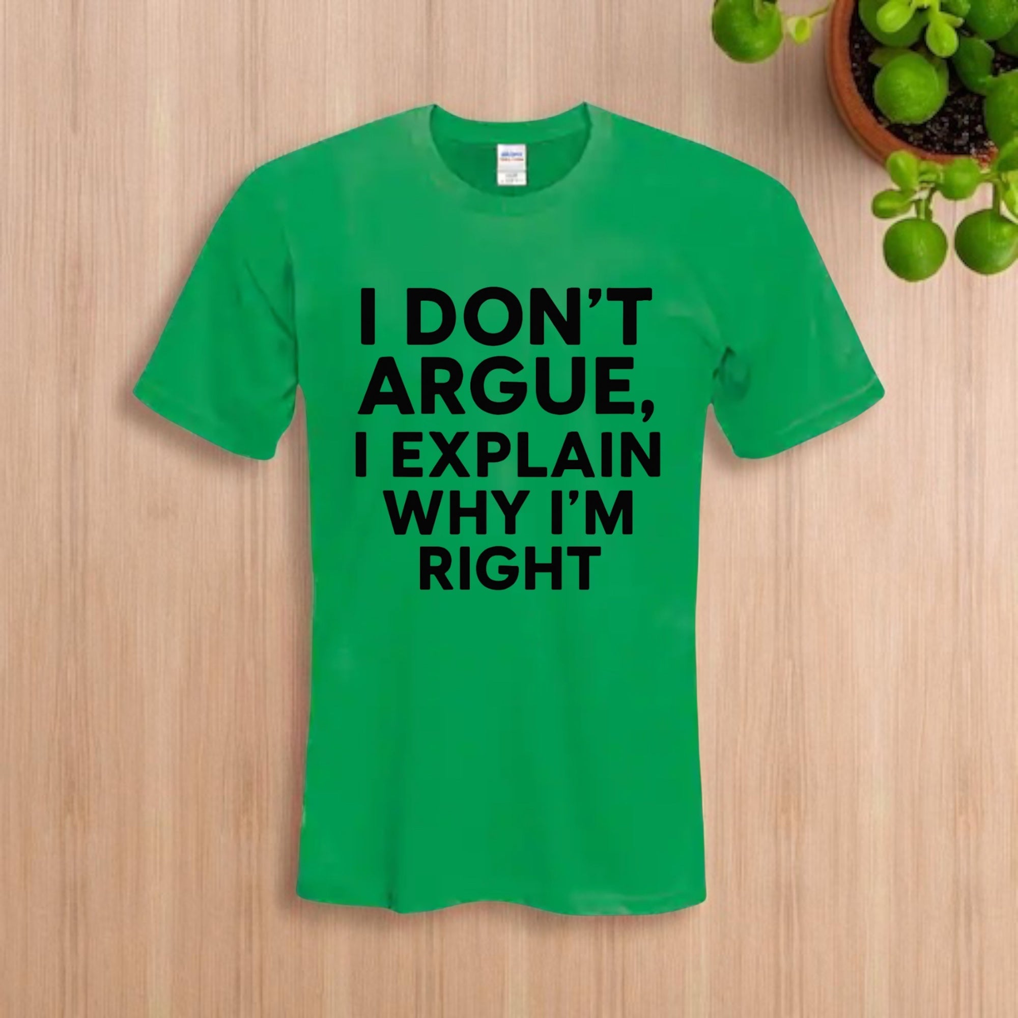 I don’t Argue I Explain Adult Tshirts
