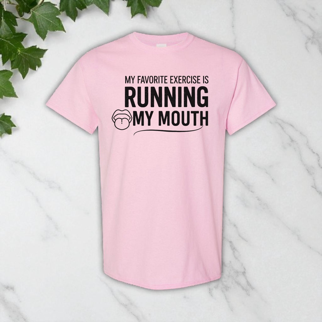 Running My Mouth Adult Tshirts
