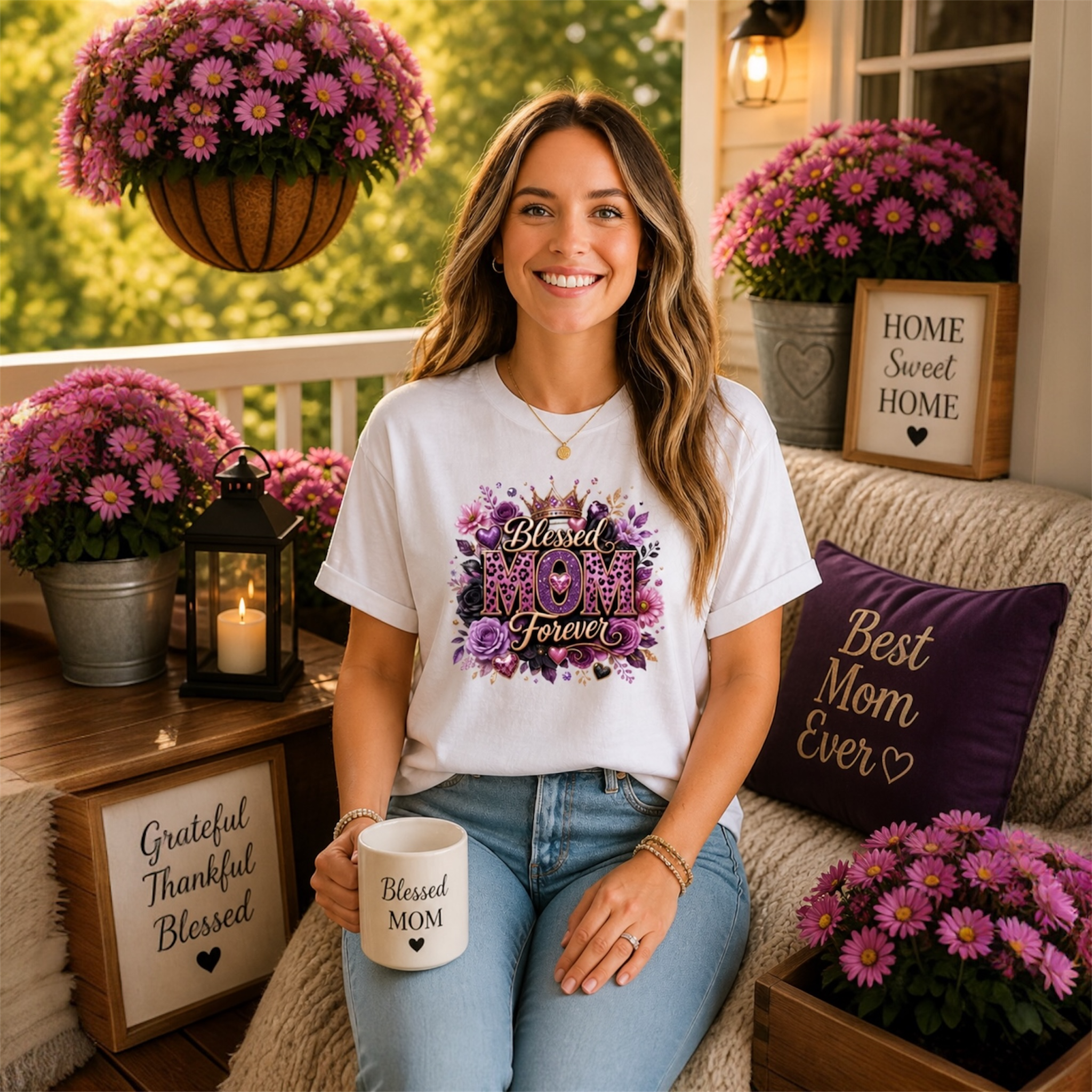 Blessed Mom Forever Tshirt