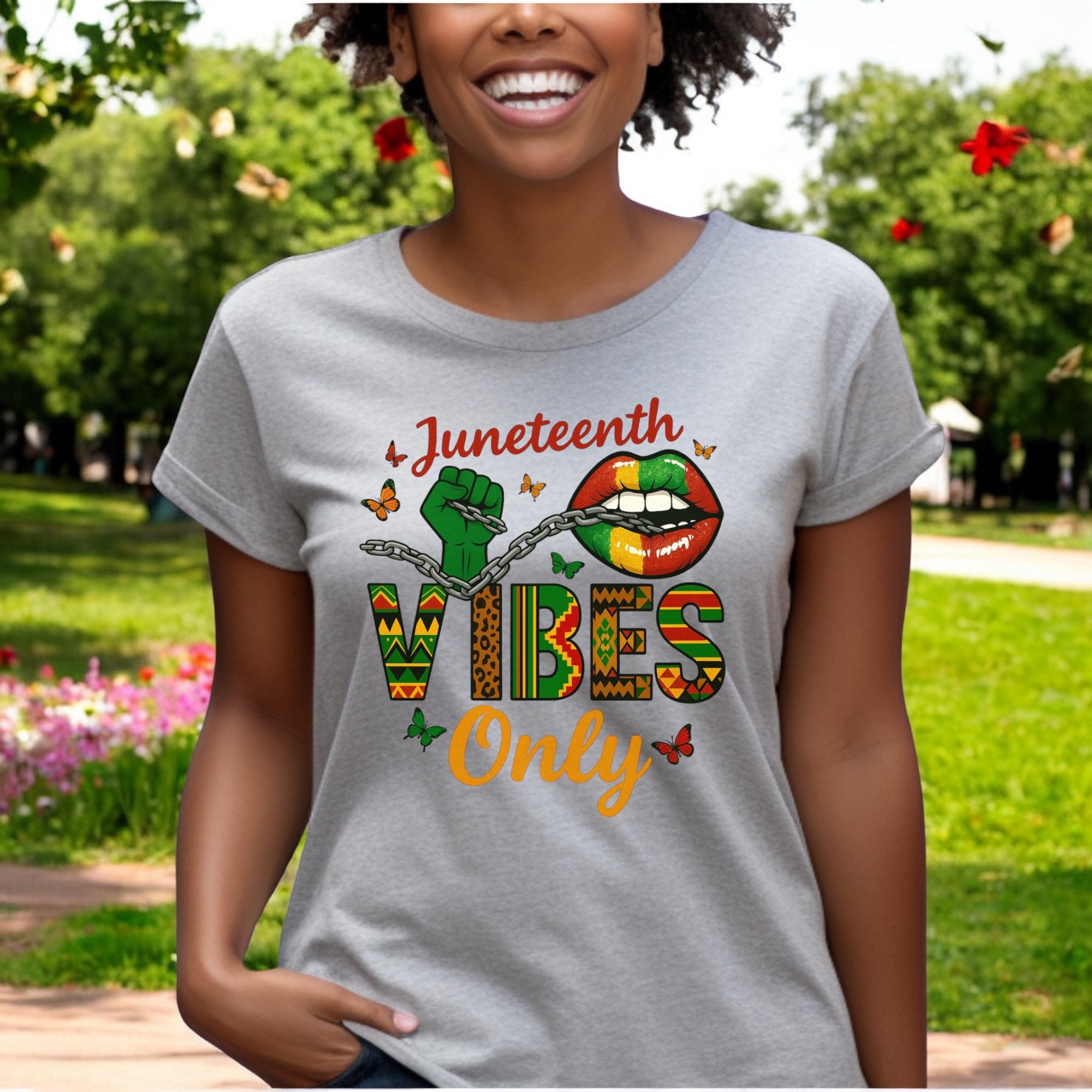 Juneteenth Vibes Only Tshirt