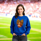 Cheetah Football Sweatshirt