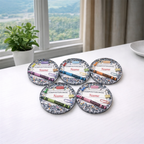 Custom Teacher Composition Epoxy Coasters