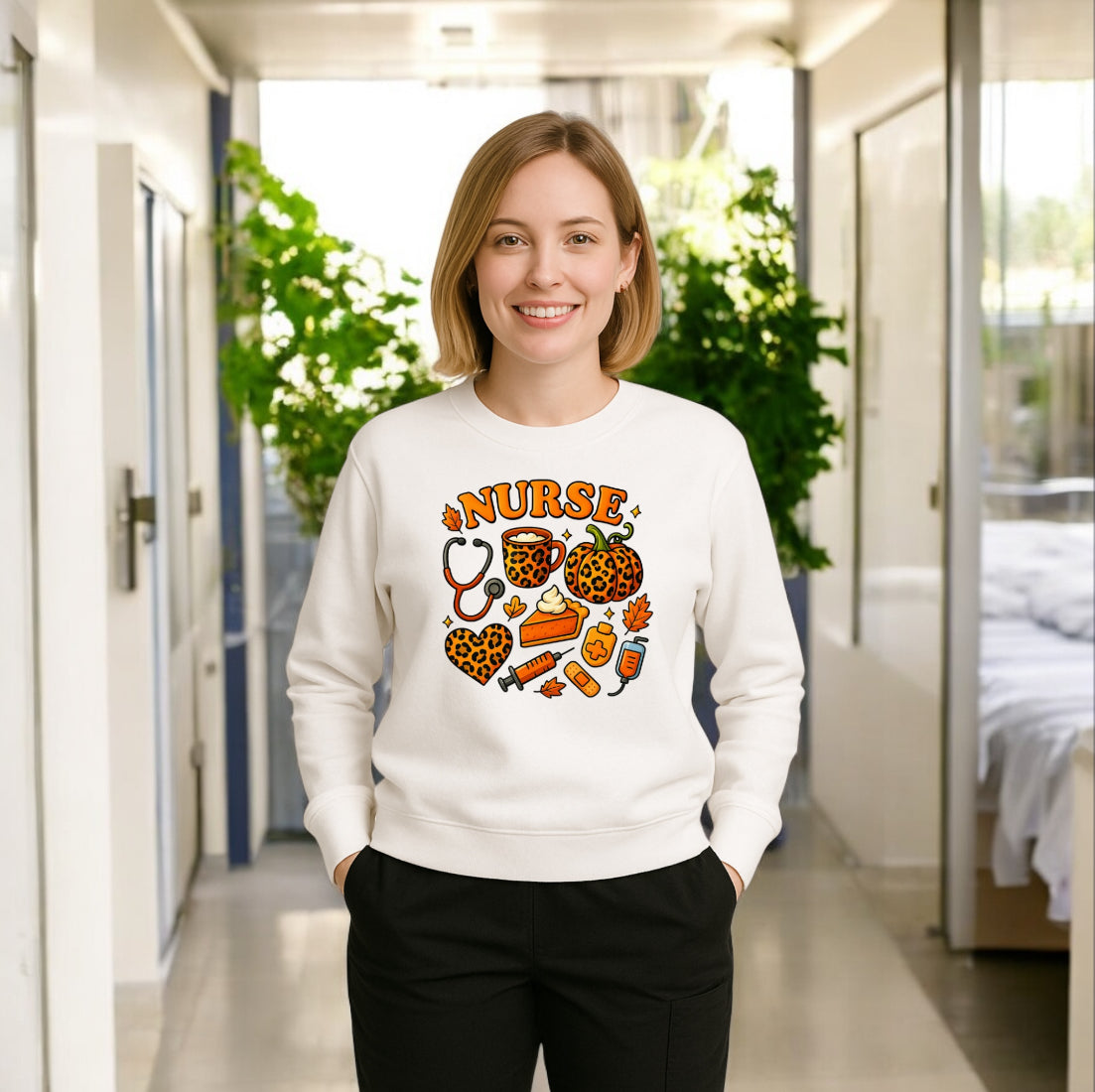 Fall For A Nurse Sweatshirt