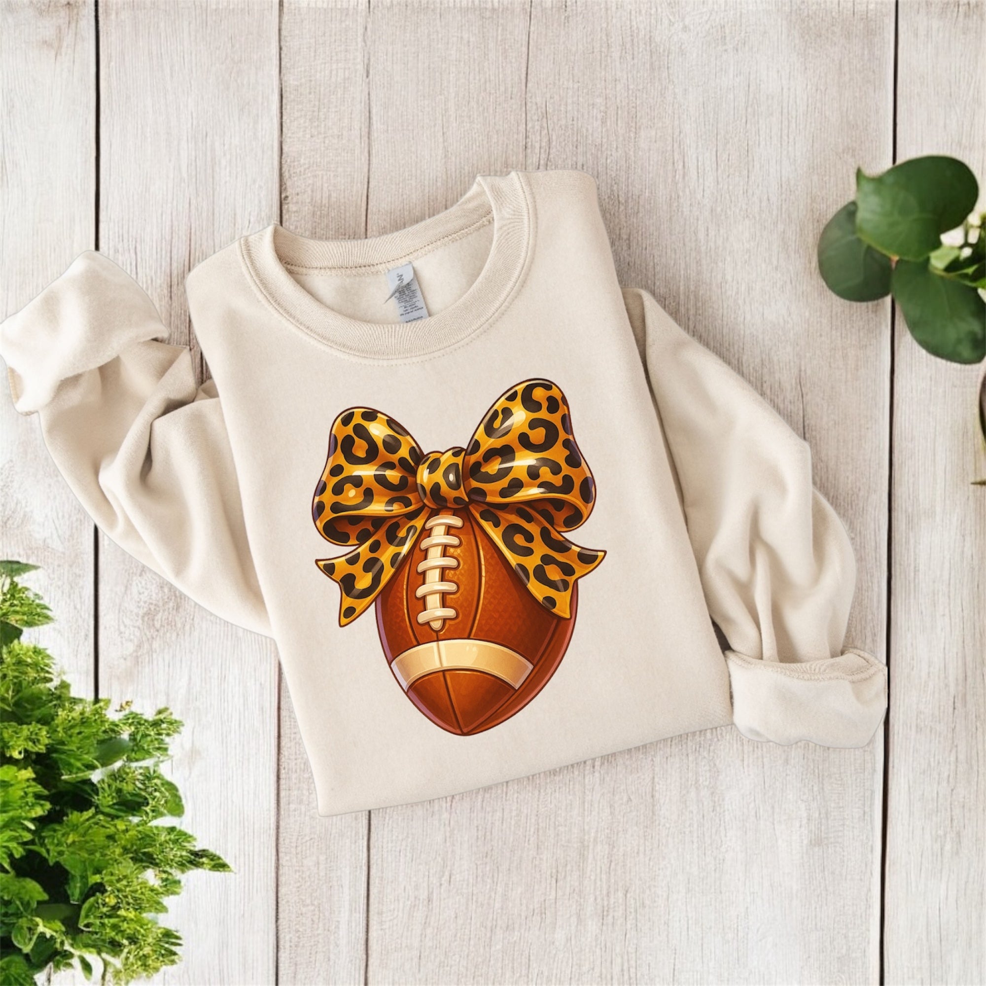 Cheetah Football Sweatshirt