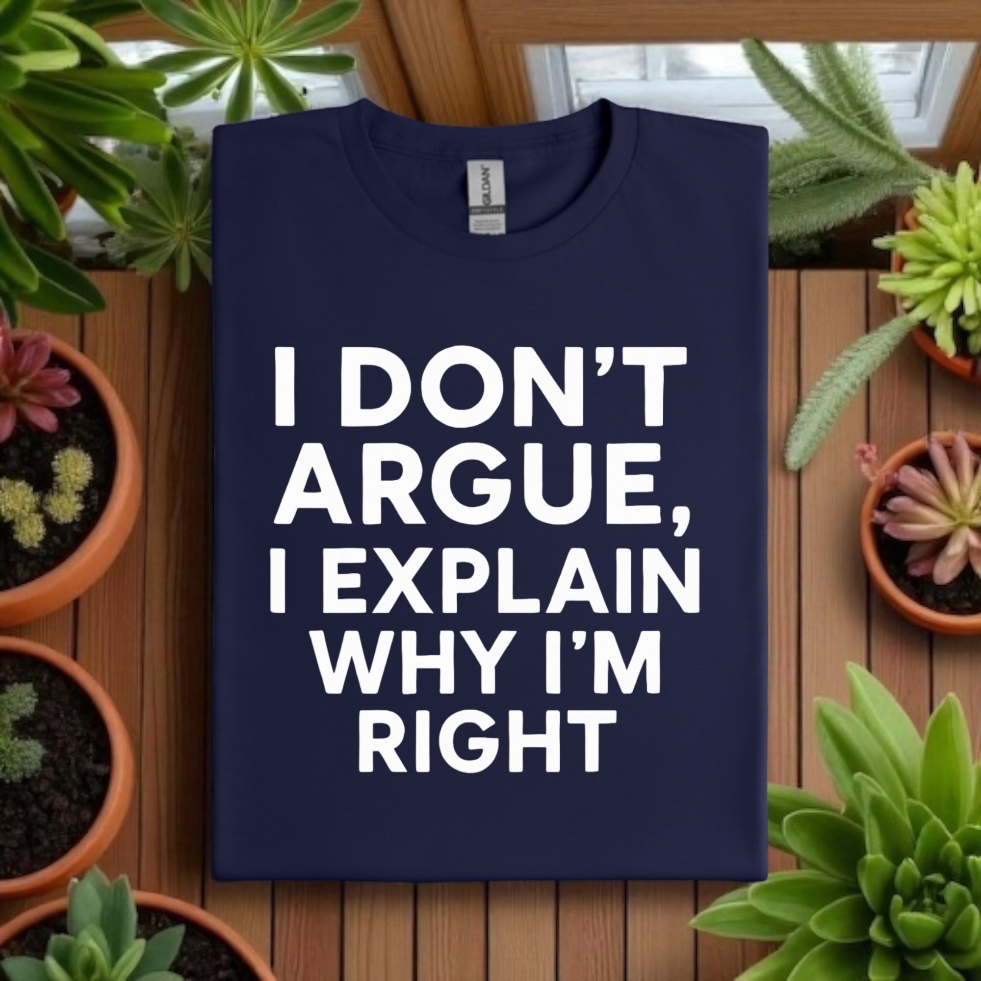 I don’t Argue I Explain Adult Tshirts