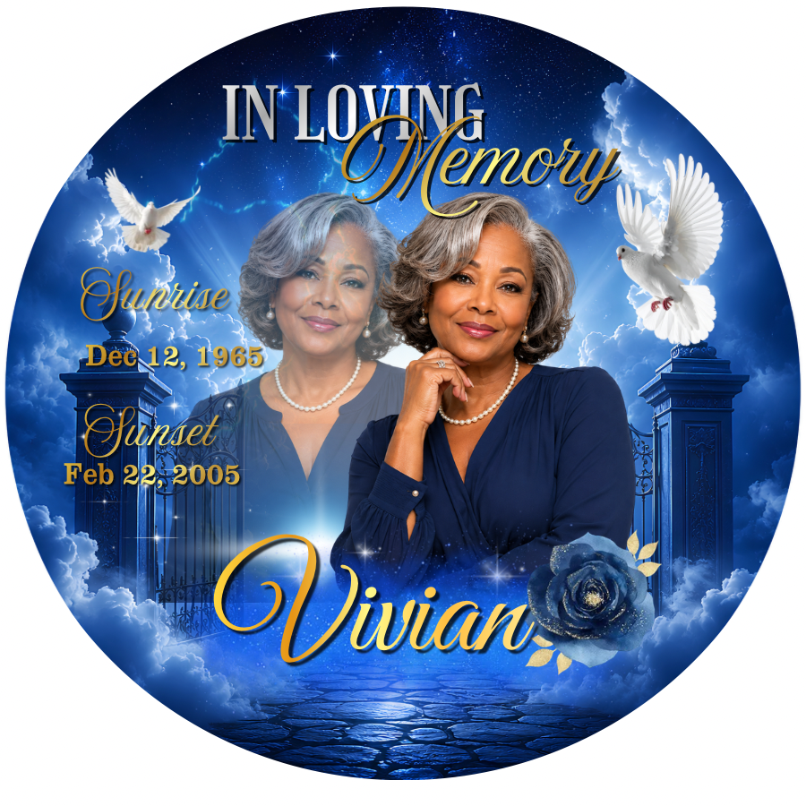 Custom Memorial Photo Buttons (Wholesale)