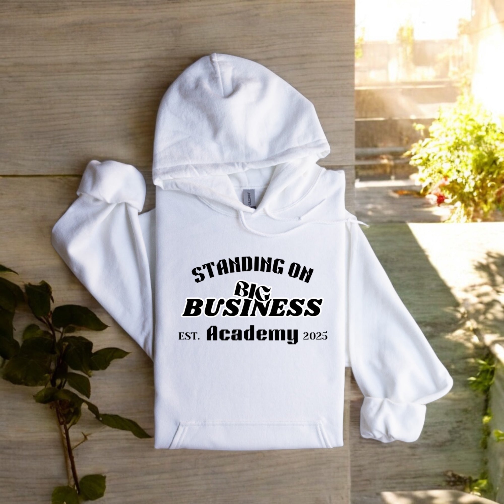 Standing on Big Business Hoodie