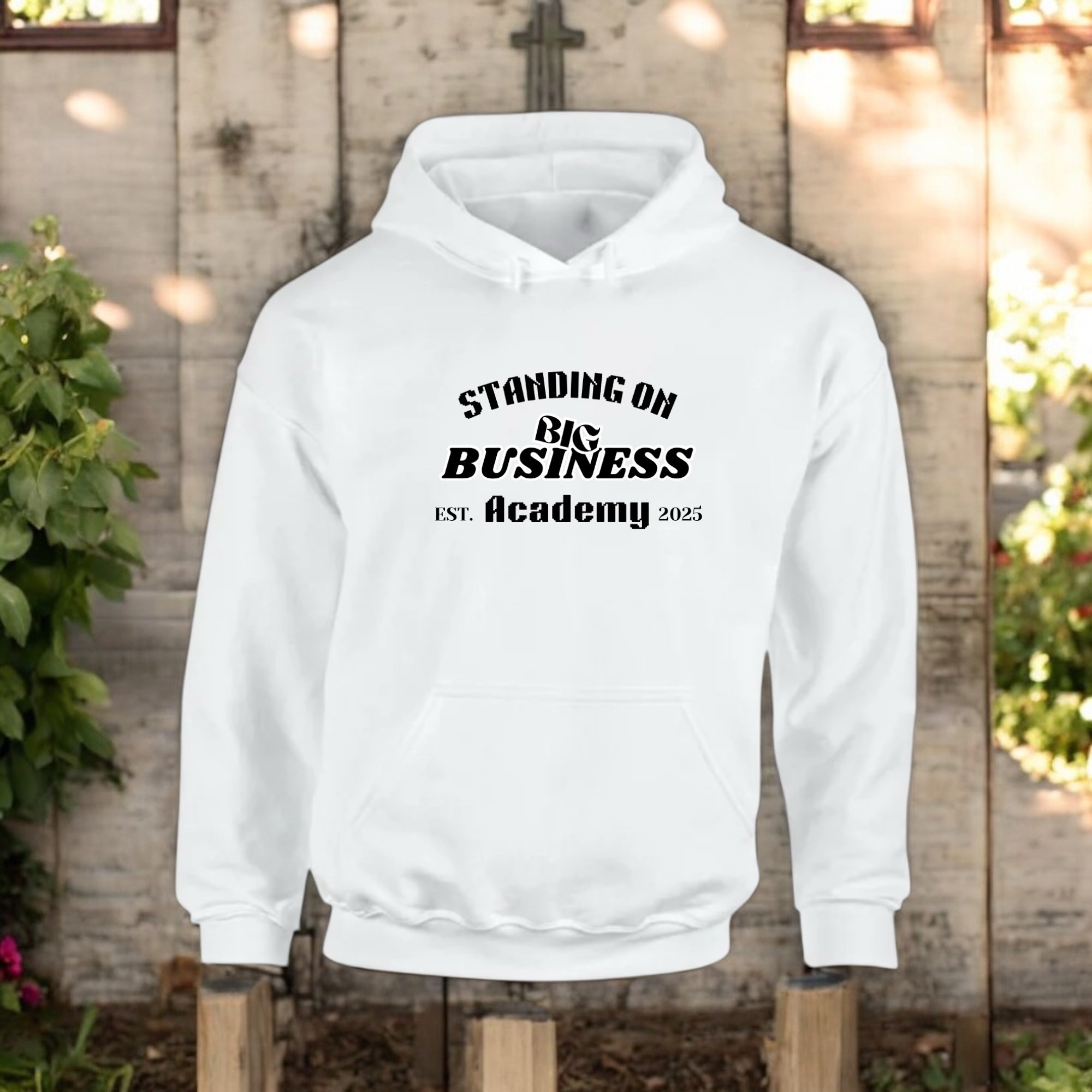 Standing on Big Business Hoodie