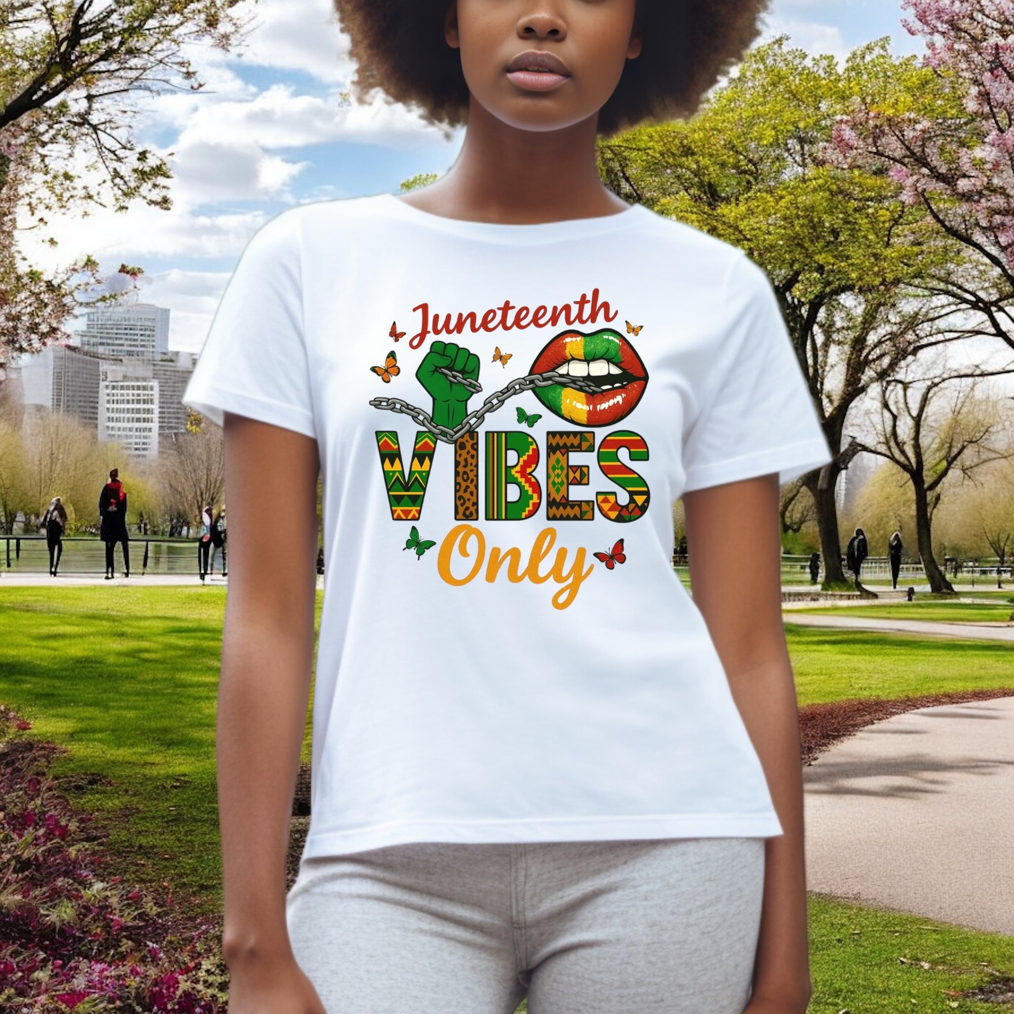 Juneteenth Vibes Only Tshirt