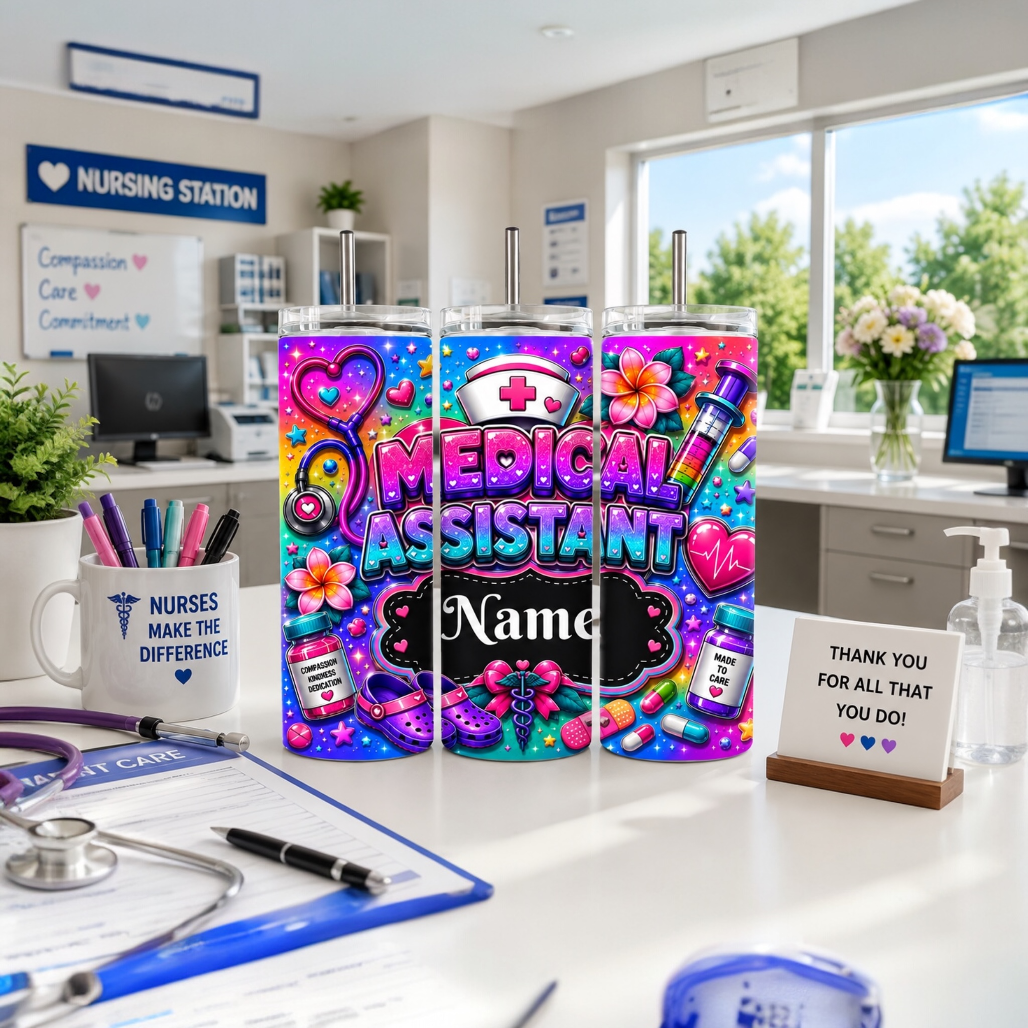 Personalized Medical Professional Tumbler Collection