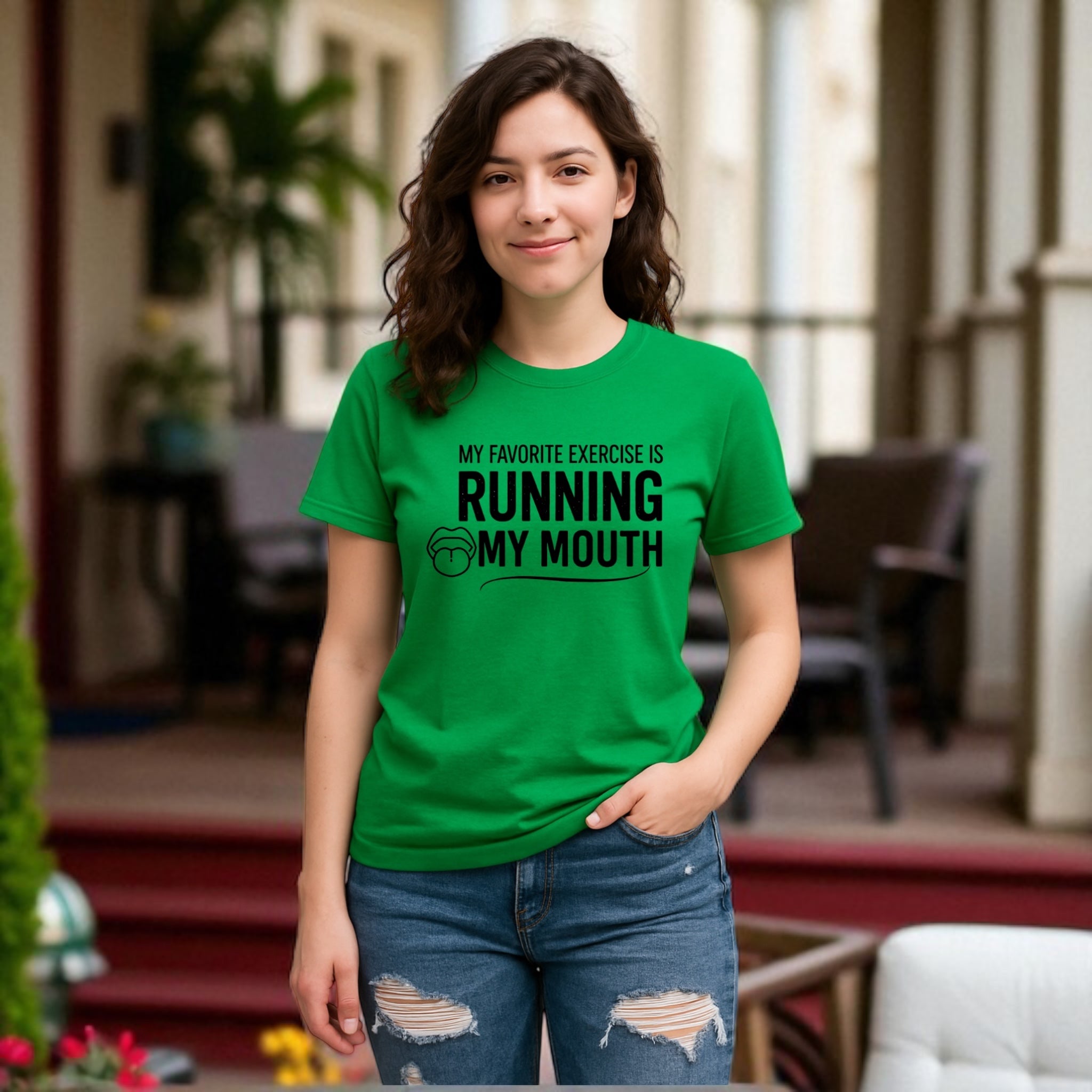 Running My Mouth Adult Tshirts