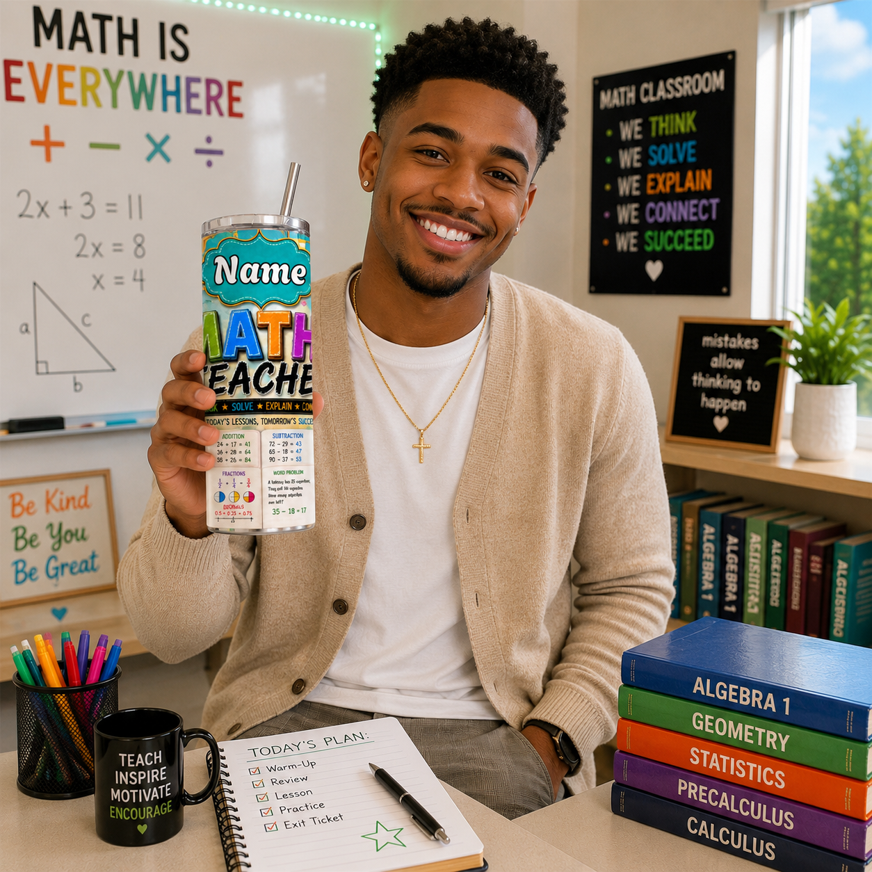 Custom Subject Teacher Tumbler