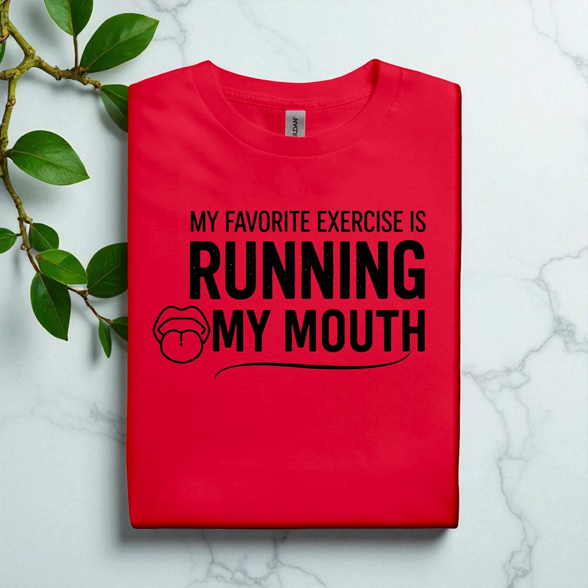Running My Mouth Adult Tshirts