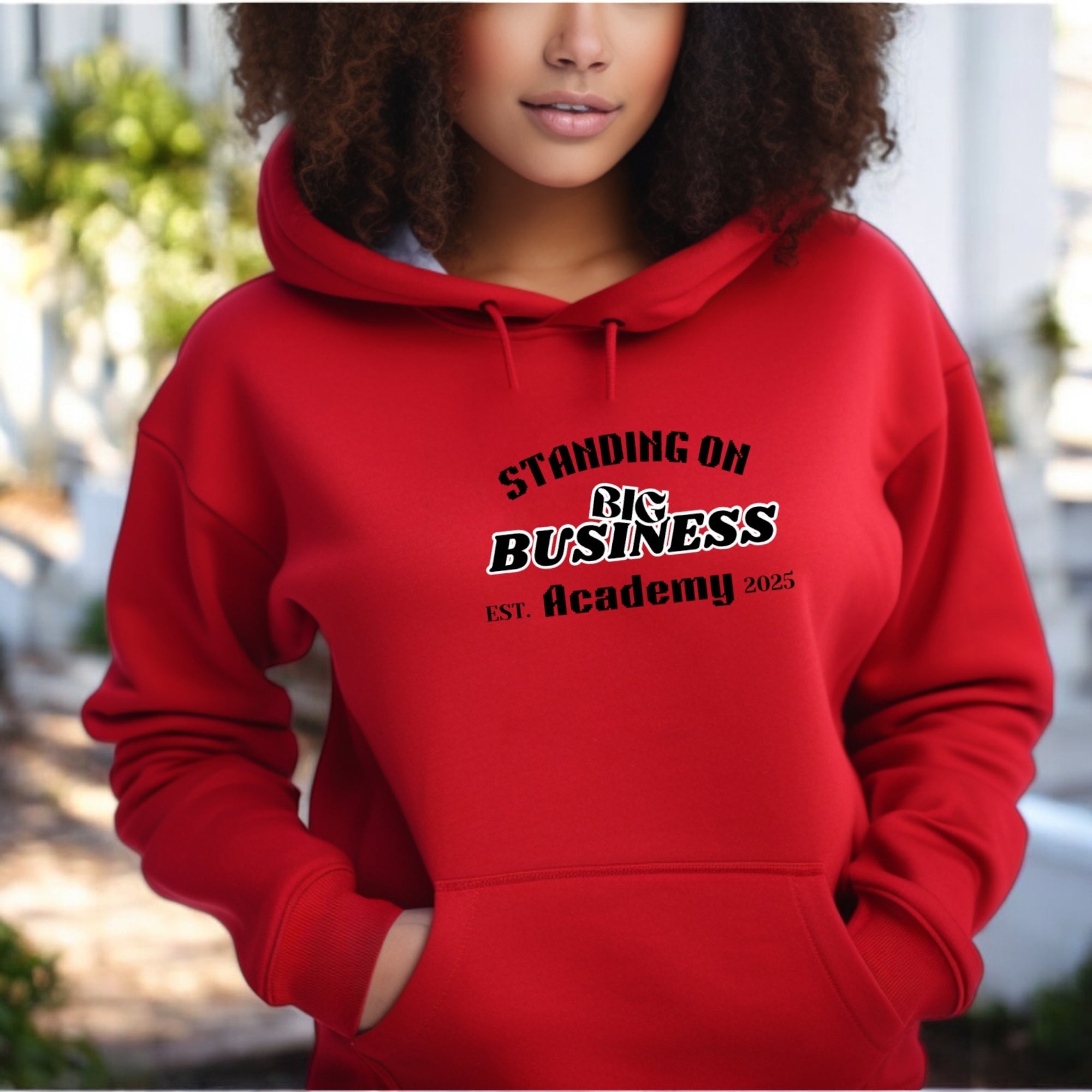Standing on Big Business Hoodie