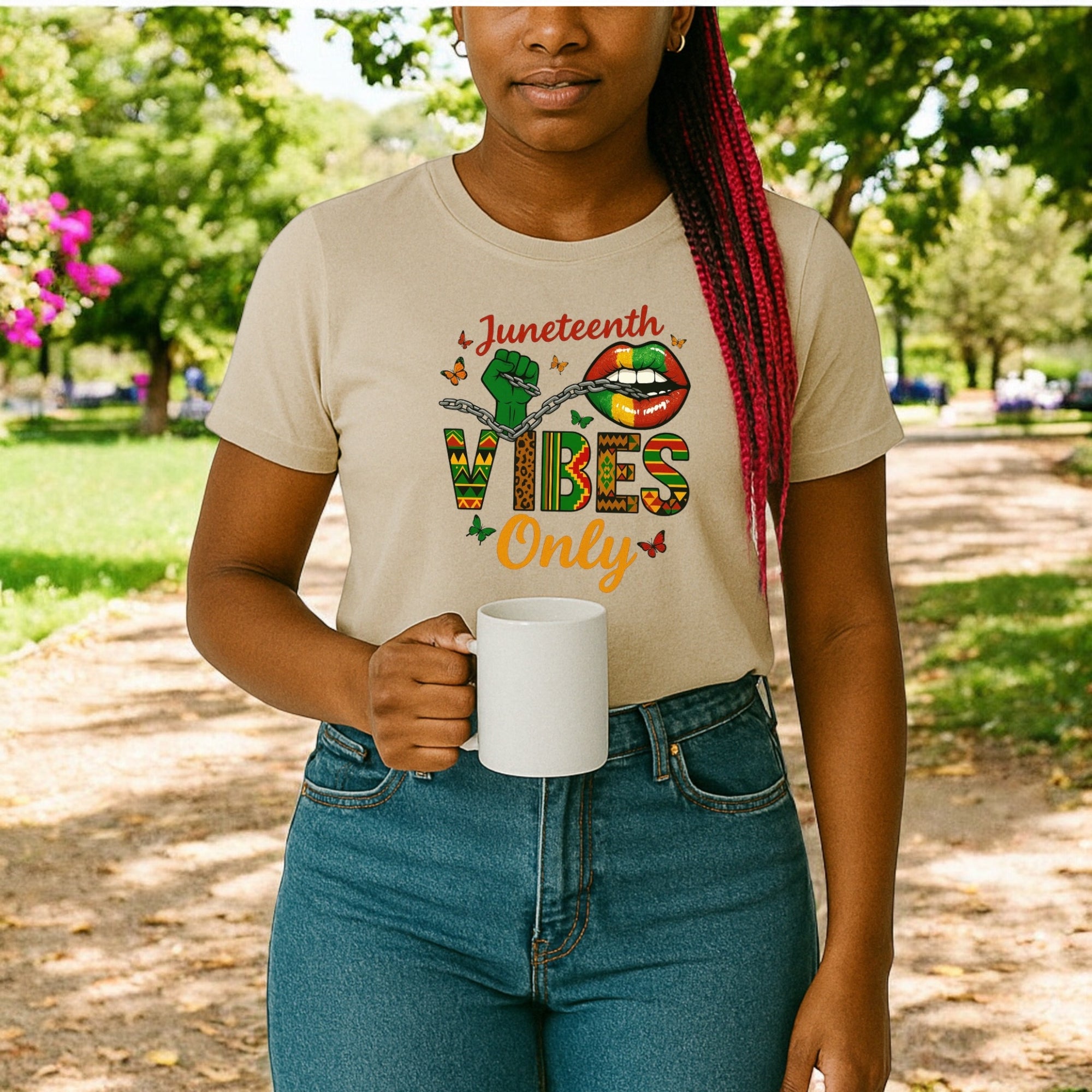 Juneteenth Vibes Only Tshirt