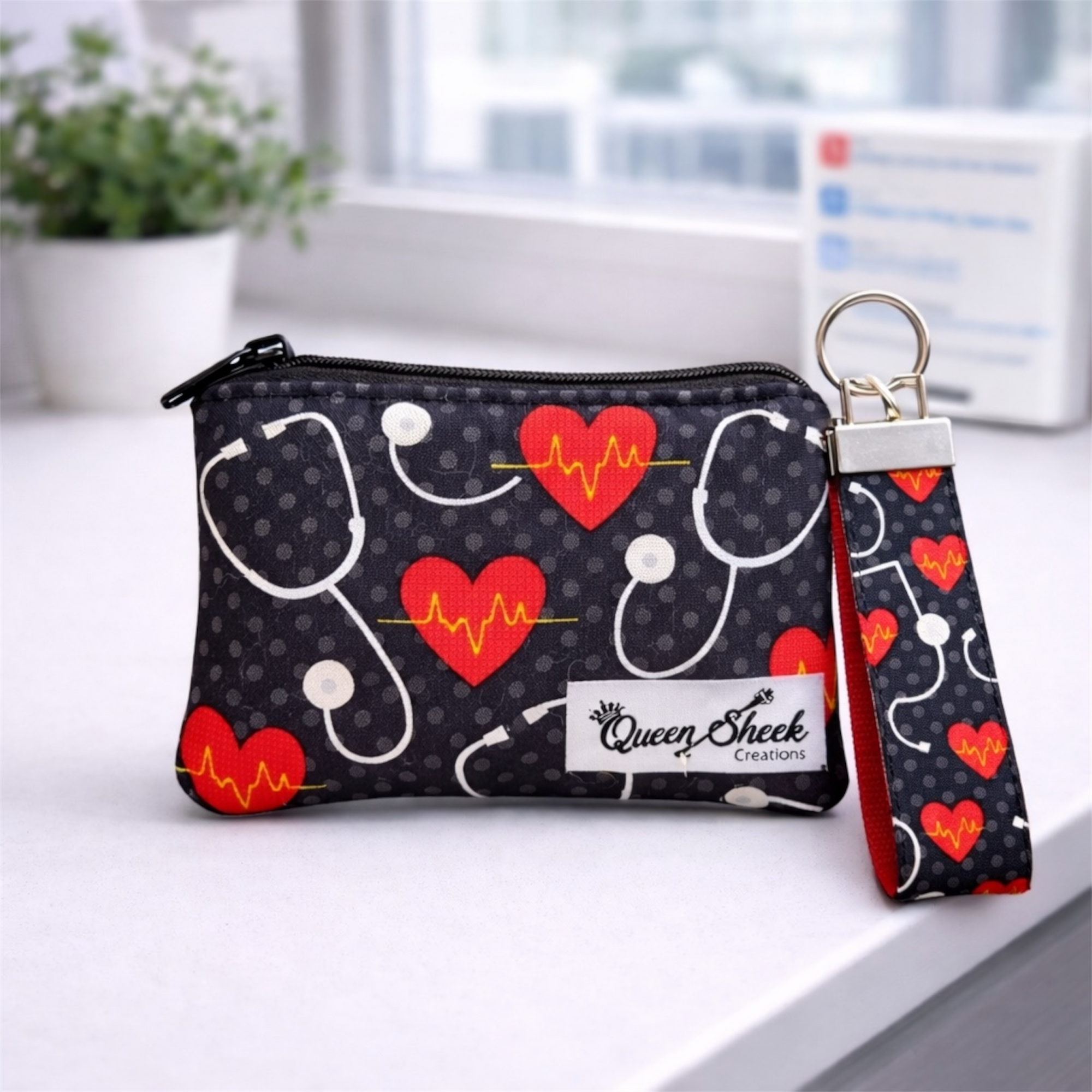 Nurse Pulse Keychain Set